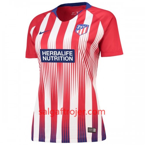 Atlético Madrid Fodboldtrøjer Dame Hjemmebanesæt 2018/19 Kort ærmer Atlético Madrid Fodboldtrøjer Dame Hjemmebanesæt 2018/19 Kort ærmer